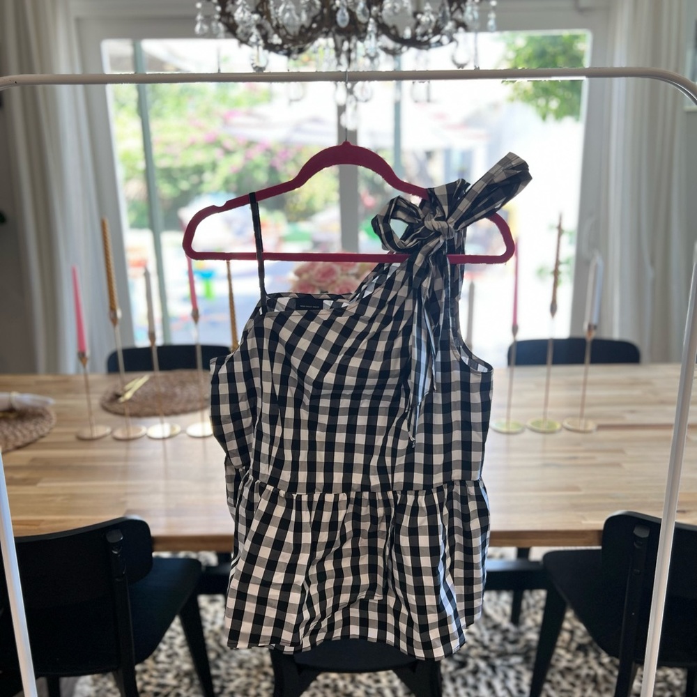 Gingham blouse